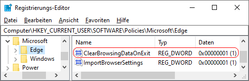 ClearBrowsingDataOnExit