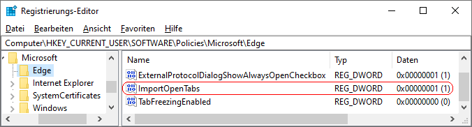 ImportOpenTabs