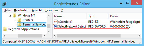 SelectNetworkDetect