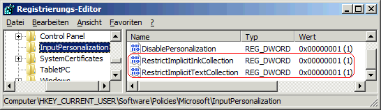 RestrictImplicitTextCollection
