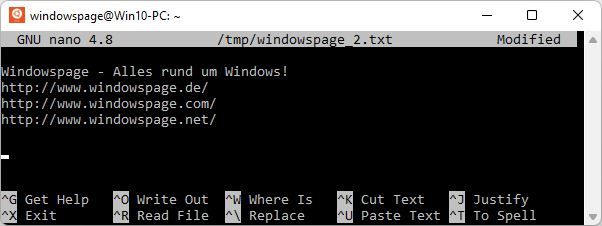 nano /tmp/windowspage_2.txt