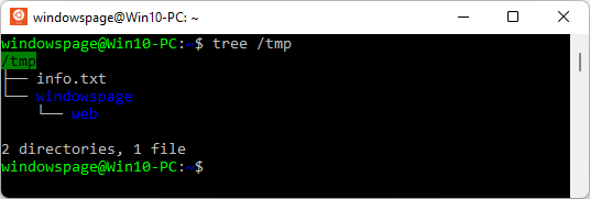 tree /tmp
