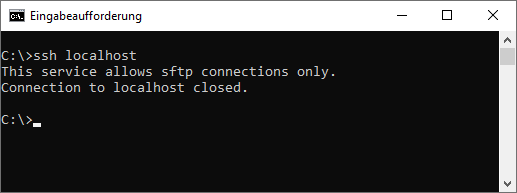 ssh localhost
