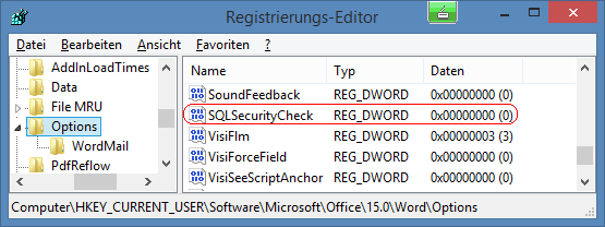 SQLSecurityCheck