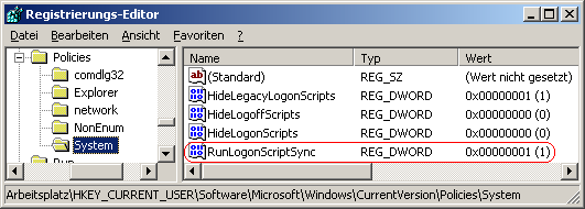 RunLogonScriptSync