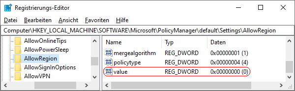 AllowRegion