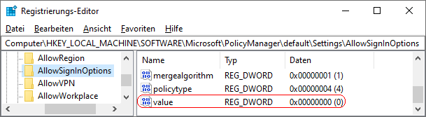 AllowSignInOptions