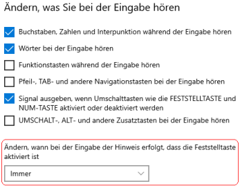 Sprachausgabe