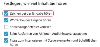 Sprachausgabe
