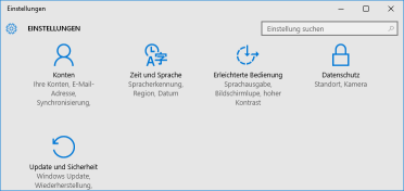 Einstellungen (85%)