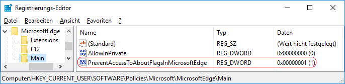 PreventAccessToAboutFlagsInMicrosoftEdge