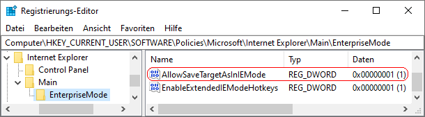 AllowSaveTargetAsInIEMode
