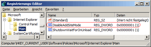 DisableAddSiteMode