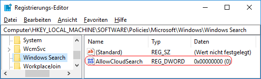 AllowCloudSearch