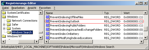 PreventIndexingOutlook