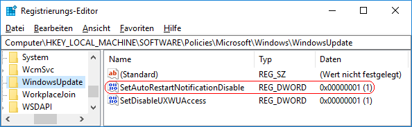 SetAutoRestartNotificationDisable