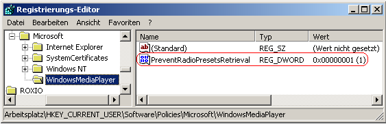 PreventRadioPresetsRetrieval