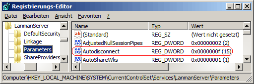 Autodisconnect