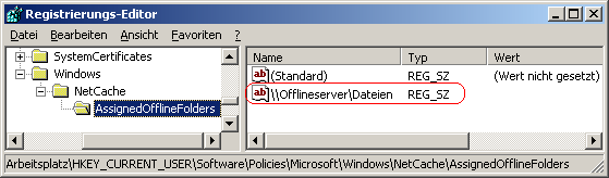 AssignedOfflineFolders