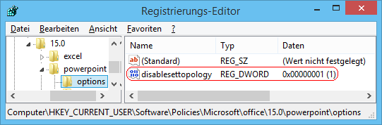 DisableSetTopology