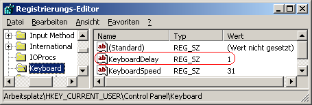 KeyboardDelay
