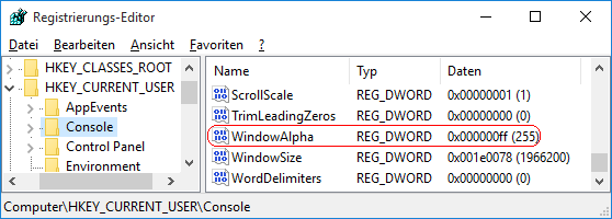 WindowsAlpha