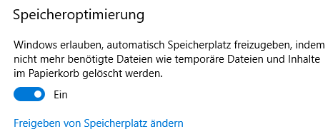 Speicheroptimierung