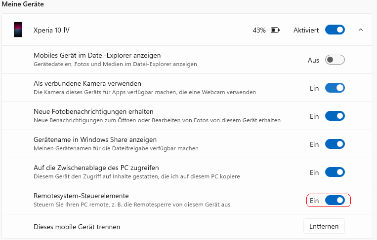 Mobile Ger&auml;te verwalten