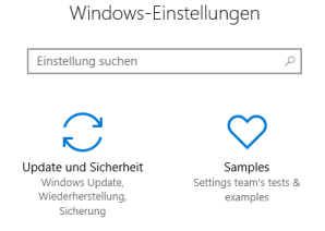 Windows-Einstellungen